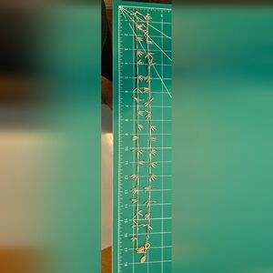 Long SILVER Sparkling Necklace